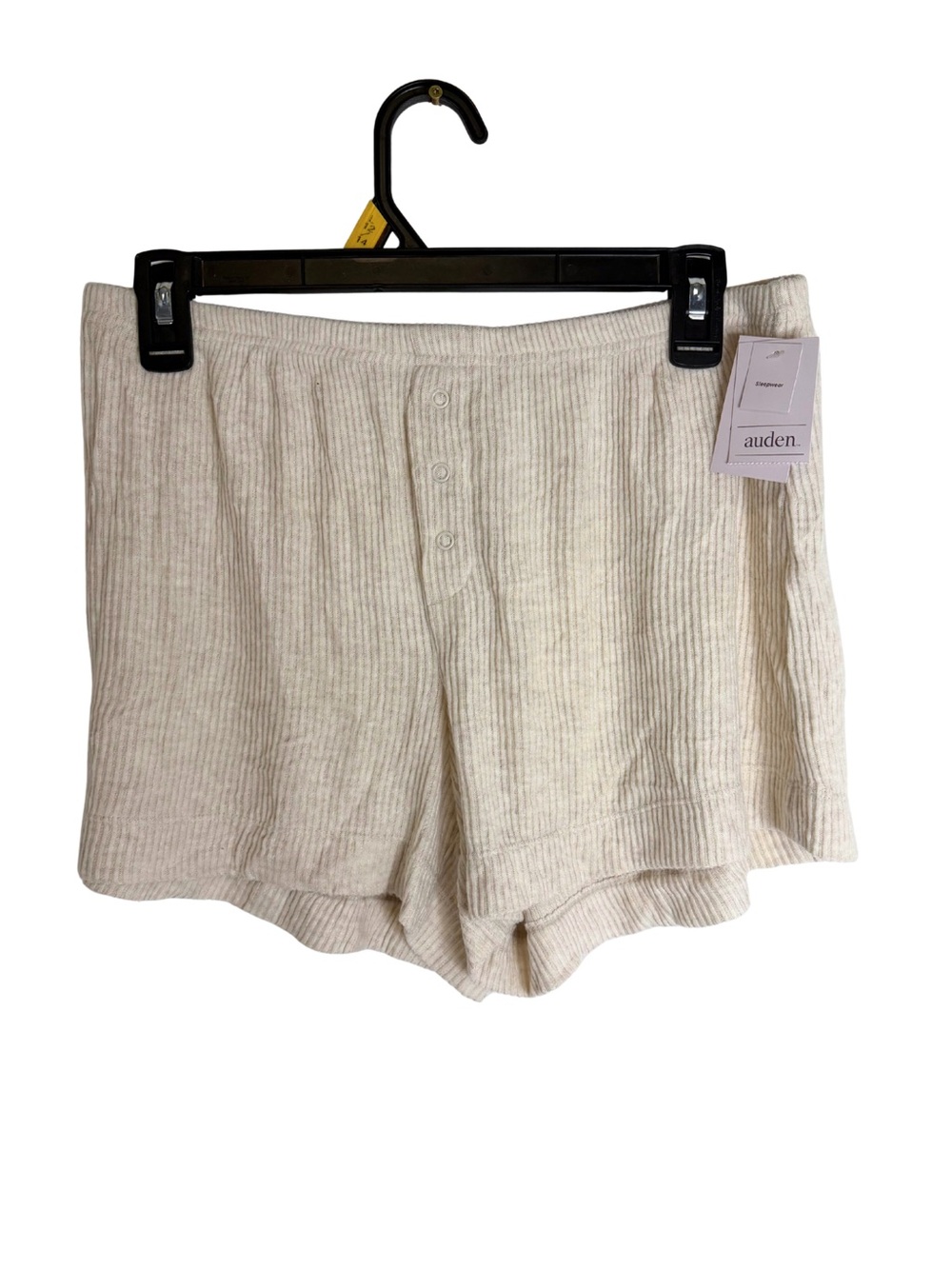3/$20 Auden Ivory Ribbed Knit Pajama Shorts Sleep Shorts